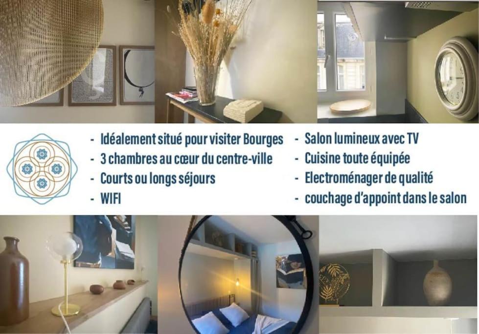 La Cedille - Centre Historique Lägenhet Bourges Exteriör bild